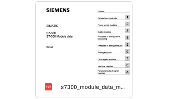 Tài liệu PLC S7 300 Siemens