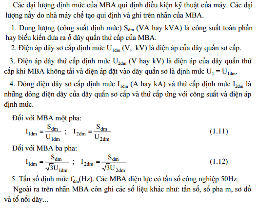 Khái niệm cấu tạo và phân loại máy biến áp