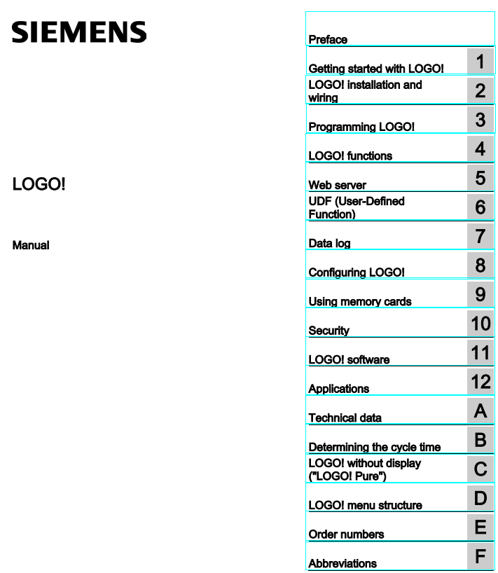 Tài liệu PLC Logo Siemens