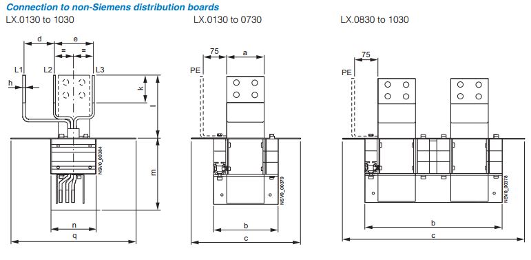 Kích thước một số loại Flanged end LX Siemens