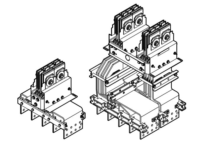 Non-Flanged end switchgear connection - đầu nối tủ