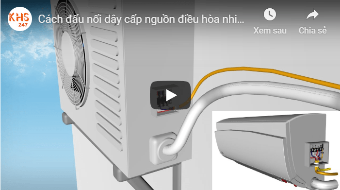 Cách lắp đặt điều hòa máy lạnh