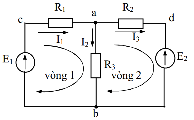 Ví dụ 1 định luật Kirchhoff 2